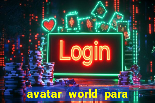 avatar world para imprimir e colorir